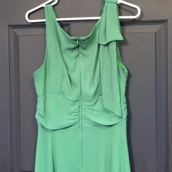 Emerald green cocktail dress - Picture 4 of 4